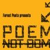 Poems Not Bombs (@poemsnotbombs) Twitter profile photo Poems Not Bombs (@poemsnotbombs) Twitter profile photo
