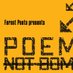 Poems Not Bombs (@PoemsNotBombs) Twitter profile photo