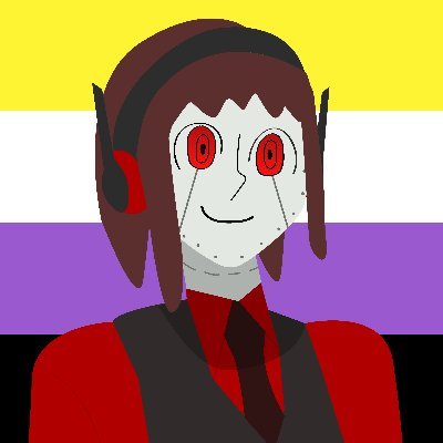 Waffles are better than Pancakes. Nonbinary They/Them. @TehMaack is my twin. Play Yakuza and Xenoblade. Icon is my OC. Hee-Ho! Trans rights are human rights.