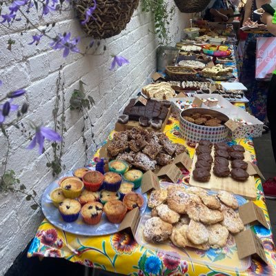 Harper's yard is a pop up community cafe in Belfast enjoying coffee and cake for a good cause