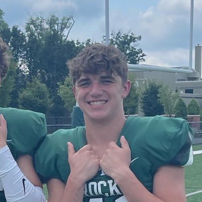 Trinity HS (KY) 2025 - Linebacker/Longsnapper 
4.7 40 yard dash  6’1 210lb 
2023 KY 6A Champs - 4.0 GPA (5.33 weighted) nicholasmlococo@gmail.com