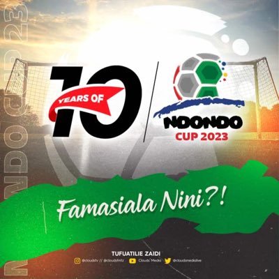 Ukurasa rasmi wa mashindano ya Ndondo Cup