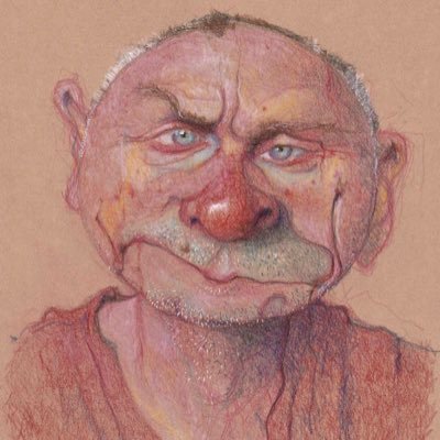 Kevin, a doodler who tried to make beautiful portraits but got carried away. @SGFADrawing https://t.co/R6VT5cbakh @procartoonists