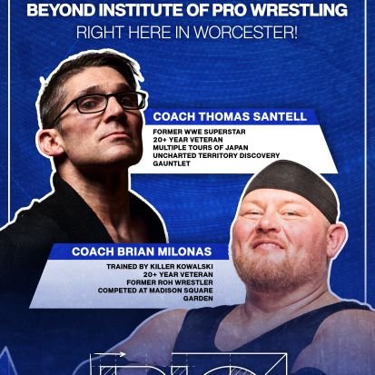 Worcester-native & 20-year vet @retrograppler leads class every Tuesday & alongside @brianmilonas every Wednesday. Email beyondwrestling@gmail.com to sign up!