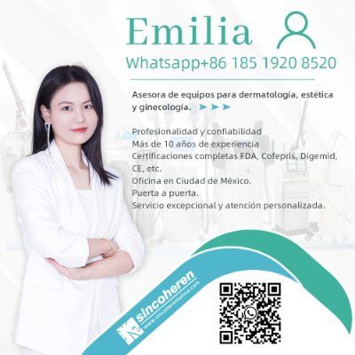 🏪OEM de equipos de belleza profesional y avanzada
💃Utilizado en cosmética,estética y dermatología
👯♂Laser/Ultrasonido
📗Certificado CE/FDA/CFDA