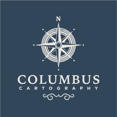 Handmade, antique-style maps with modern geography