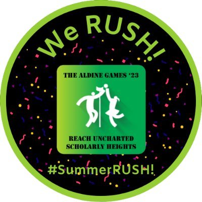 AldineRUSH's profile picture. We RUSH! 
Reach Uncharted Scholarly Heights
#SummerRUSH!