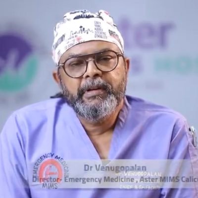 Medical graduate of Calicut Medical College , Post Graduate in Anesthesiology and emergency medicine ,Director EM at Aster Dm healthcare ,Site Director GWU -US