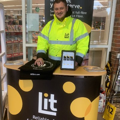 Lit fibre sales executive for the SW and Midlands