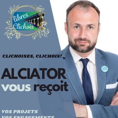 Dirigeant d’entreprise 40 salariés / Maire adj polyvalent & conseiller dép. suppl. 2015-2020 #Clichy Follow me in🇬🇧🇮🇹🇸🇪🇩🇪: @laalciator IG @alciatorla ⚜