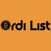 Ordi List (@ordilist) Twitter profile photo