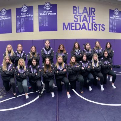 Blair Nebraska Girls High School Wrestling | 2023 1st Eastern Midlands Conference Champions 🔥