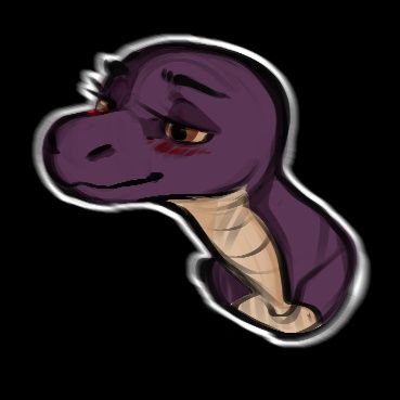 A snake that eats little and works hard. Will post art I comm here. ask for links to discord and tele 21. icon by @Baked_Beanz0 background by @BlitheDragon