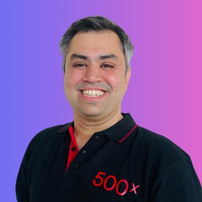 Founder @500xLabs
#Design + #Engineering + #Data
Passionate about Innovation, Tech & Startups 🚀