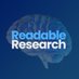 Readable Research (@readabler) Twitter profile photo Readable Research (@readabler) Twitter profile photo