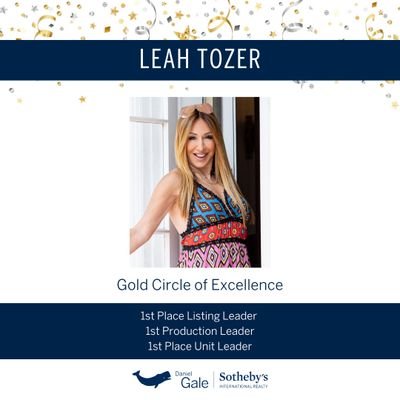 Real Estate Broker and Head Of The Leah Team, New York