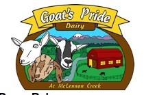 Goats Pride is a family run Goat Dairy. We handle the produce from goat to store. We also have free range chickens and a gaggle of ducks for farm fresh eggs!