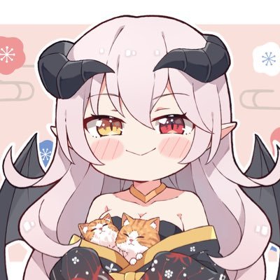 ♡ your squishy demon vtuber ♡〈art tag: #miyukillust 〉 
♡ ママ: @mofu_asb ♡ パパ: @muffimuffy ♡ i: @/kukie_nyan