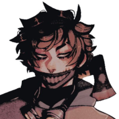 hauntedax's profile picture. pfp by chokiio.