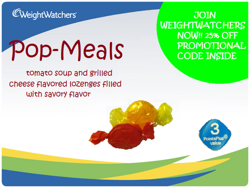 Weight Watchers® Pop-Meals is the new meal flavored tablet designed and aimed towards busy individuals looking for a convenient and tasty way to lose weight. It