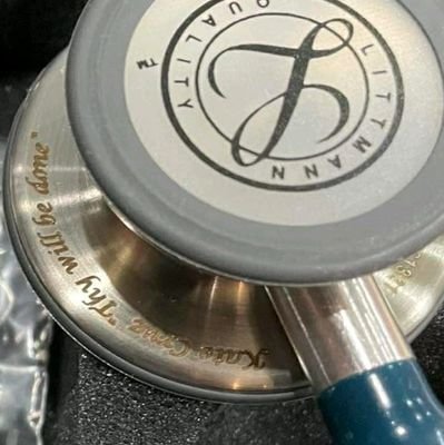 I'll be wearing my own lab gown and stethoscope with my name engraved on it one day // 👩‍⚕️🩺