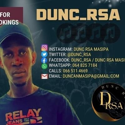 DUNC_RSA's profile picture. UPCOMING DJ AND PRODUCER