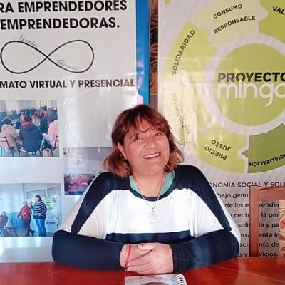Militante de la Economía Social. Peronista. Presidenta Asociación Civil La Minga. Concejal MC del  FPV.Ex Vice Presidenta HCD Olavarria.