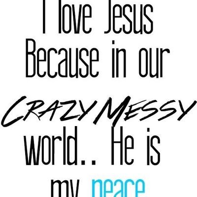 Thank you, Lord, for being my peace and keeping me out of jail