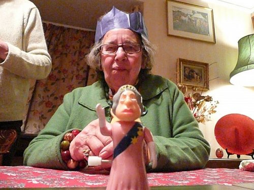 It's Christmas time with Mrs Simper. There are sprouts to be peeled and Christmas telly to be moaned at.