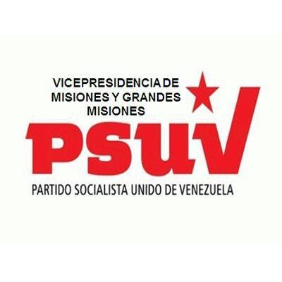 Cuenta Oficial de la Vicepresidencia de Misión y Grandes Misiones PSUV Estado Bolívar.

¡Juntos Todo es Posible!
@NicolasMaduro