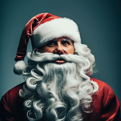 Santa Claus with attitude. Also known as Kris Kringle, Saint Nicholas, St. Nick, Pelznickel, & Super Saiyan Santa. Christmas = life. Yule Tide's coming in! 🎄