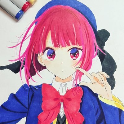 mukuo1345's profile picture. 絵垢始めてみましたインスタメインです。使ってる画材はコピックと色鉛筆です。