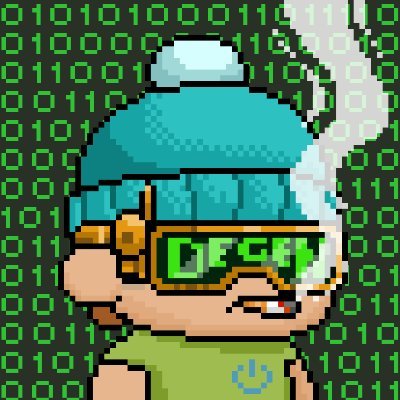 DeroDegens's profile picture. 2,222 Degens on the Dero blockchain ⚔️
First Pixel NFT Collection on $DERO!
Buy Degens ➡️ https://t.co/GGqnr1wYEV