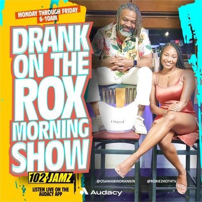 THE DR!!!! Morning show on @102_Jamz made up of @Osamabindrankin & @roxie2hot4tv. Listen live on the @Audacy app Mon-Fri from 6 to 10 am!!