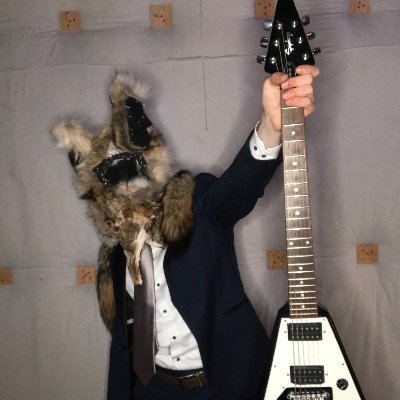 thecoyotespunk's profile picture. Dog themed punk rock. Woof Woof baby.