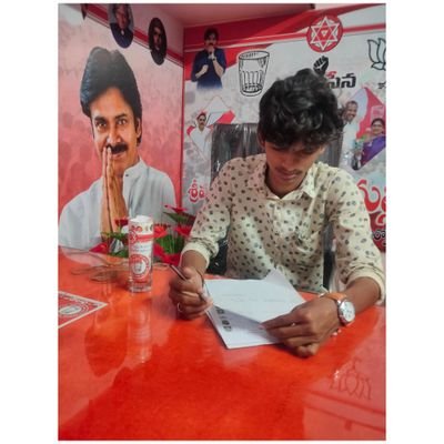 • గుండెల్లో చోటు ఎన్నికల్లో ఓటు నీకే సామి - పవన్ కళ్యాణ్ గారు 💯🔯✊
• నా కడ శ్వాస వరకు నీతోనే నా పయనం 🚶
• పిఠాపురం ఎమ్మెల్యే గారి తాలూకా ❤️🔥😎