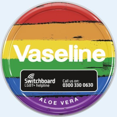 Vaseline UK Official Twitter 💙
Supporting Switchboard LGBT+ helpline so no contact goes unanswered - 0800 0119 100*