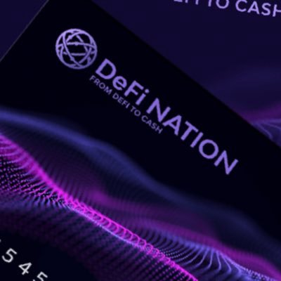 🌐 Be your own bank! Convert your #crypto profits to #FIAT easily with a virtual anonymous #Visa or #Mastercard from your #DeFi wallet. #DeFiNATION #NOKYC