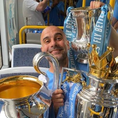 “Once in a blue moon, you get a team as special as this Manchester City side.” 🏆🏆🏆