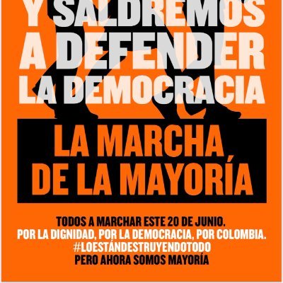 Ahora somos mayoría, y lo vamos a demostrar el 6 de marzo. 🇨🇴 🇨🇴