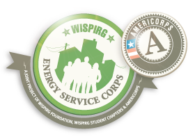 WISPIRG's Energy Service Corps promotes energy efficiency in Wisconsin through education and service. Join the movement. Sign up online to volunteer!