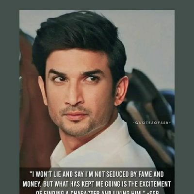 @itsSSR Sushant I feel myself  Most Proud girl  that I'm in infinite love with u my everything.....