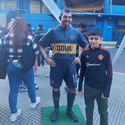 HINCHA de BOCA MIS IDOLOS TEVEZ RIQUELME RC7 CALLERI PAVON