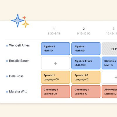 An end-to-end middle and high school scheduling solution. Radically increase visibility and flexibility into how you use people and time.