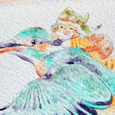 絵本作家を目指して活動中◇無言フォローも歓迎🤝💗/透明水彩で絵を描きます◇無断転載等禁止◇北海道北見市在住◇展示会やお仕事のお話はDM、またはインスタの方にお願いします。