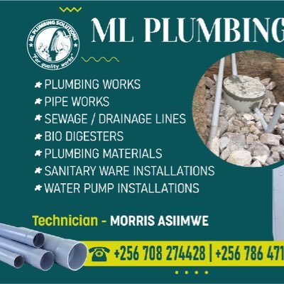 #God over everything                                           Specialists in plumbing works and water engineering. In need of plumbing materials? hit my DM📨