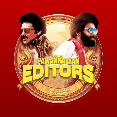 We as a Team of Editors, dedicate our skills for the better society under the leadership of @PawanKalyan & @JanaSenaParty ✊🏻