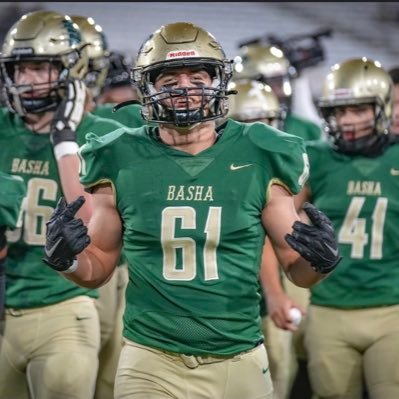 Basha High School 2024 #61 🏈 d-end. 6’2”, 240lbs 4.0 GPA