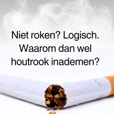 #Houtstook door particulieren kost jaarlijks in Nederland minimaal  3000 mensenlevens en honderdduizenden ernstige zieken. Schone lucht is van levensbelang!