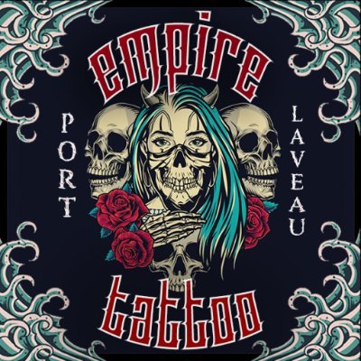 EmpireTattooBW's profile picture. Back Waters only and leading Tattoo and piercing Parlor.
Owned and operated by Kingston Varriale